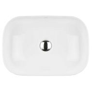 Hagser Dita umywalka 46,5x32,5 cm nablatowa prostokątna biała HGR60000040