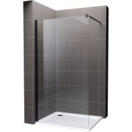 Hagser Bertina Walk-In ścianka prysznicowa 80 cm czarny mat/szkło przezroczyste HGR00000022