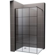 Hagser Agatha Walk-In ścianka prysznicowa 100 cm czarny mat/szkło przezroczyste HGR11000022