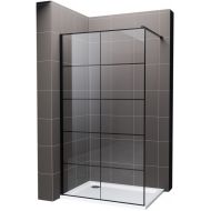Hagser Agatha Walk-In ścianka prysznicowa 90 cm czarny mat/szkło przezroczyste HGR90000022