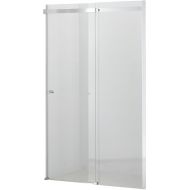 Hagser Alena drzwi prysznicowe 130 cm dwuczęściowe przesuwne chrom błyszczący/szkło przezroczyste HGR70000021