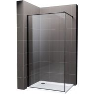 Hagser Hawisa Walk-In ścianka prysznicowa 80 cm czarny mat/szkło przezroczyste HGR40000022